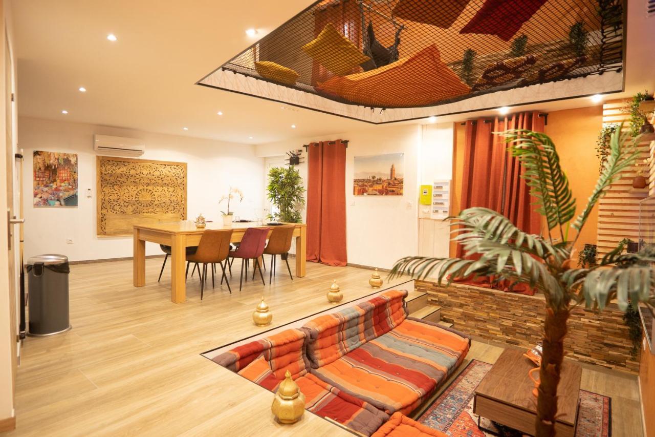 Capsule Marrakech I Chicha I Sauna I Balneo I Console Ps5 I Cinema Trith-Saint-Leger Eksteriør billede